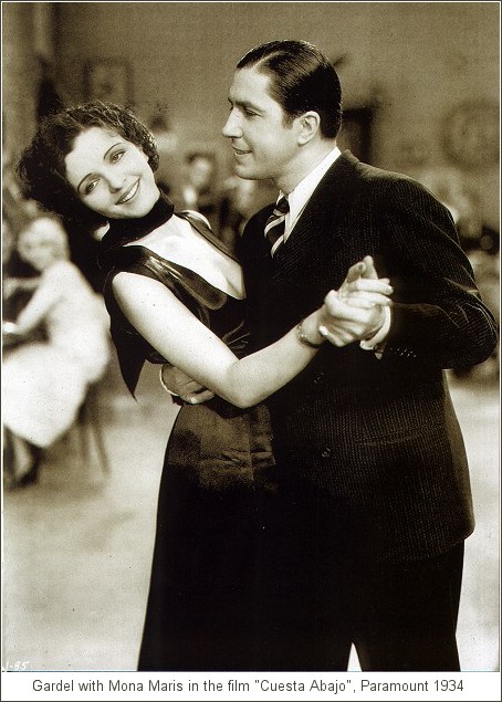 Carlos Gardel e Mona Maris em O Amor Obriga