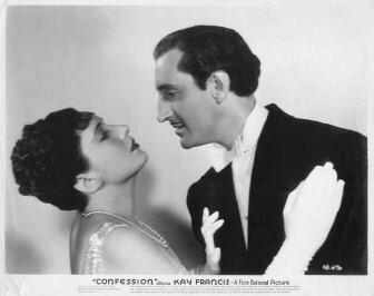 Kay Francis e Basil Rathbone em Confession