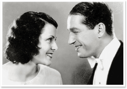 Maurice Chevalier e Frances Dee em O Café do Felisberto