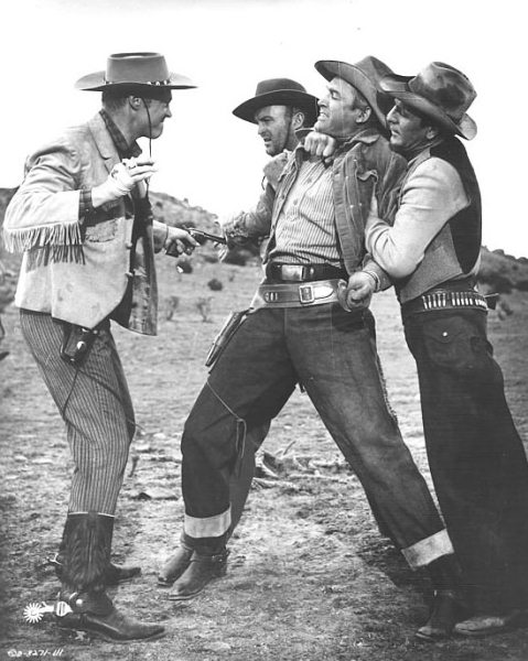 Alex Nicol e James Stewart em Um Certo Capitão Lockhart