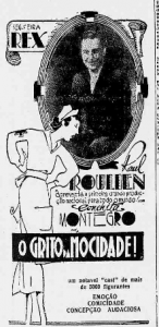 Anúncio de O Grito da Mocidade