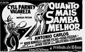 Anúncio de Quanto Mais Samba Melhor