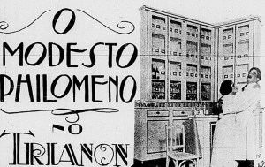 Anúncio de O Modesto Filomeno