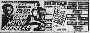 Anúncio de Quem Matou Anabela?
