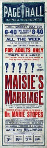 Cartaz de Maisie's Marriage