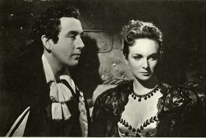 Dennis Price e Joan Greenwood em The Bad Lord Byron