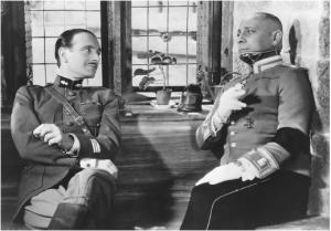 Pierre Fresnay e Stroheim em A Grande Ilusão