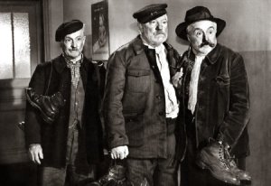 Fresnay, Jean Gabin, e Nöel em  A Velha Guarda 