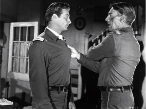 Lex Barker e Randolph Scott em Torrentes de Vingança