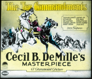 filmes biblicos ten commandments poster