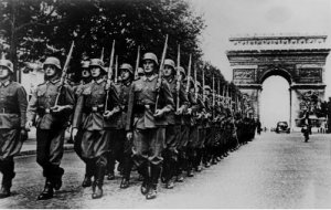 Os alemães entram em Paris