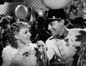 Grace Moore e Franchot Tone em O Rei se Diverte