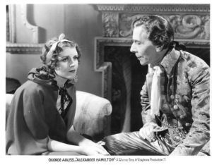 June Collyer e George Arliss em Alexander Hamilton