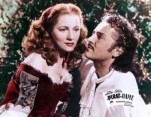 Joan Fontaine e Arturo de Cordova em Gaivota Negra