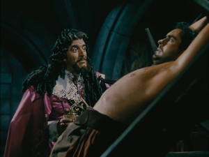 Fortunio Bonanova e Tyrone Power em O Cisne Negro