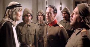 José Ferrer e Peter O'Toole em Lawrence da Arábia