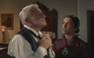 Spencer Tracy e Katy Jurado em A Lança Partida
