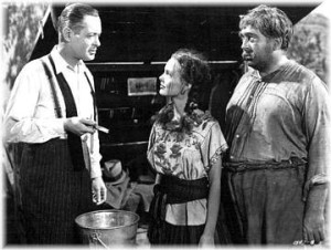 Robert Montgomery, Wanda Hendrix e Thomas Gomez em Do Lôdo Brotou uma Flor