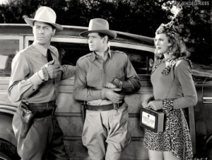 Allan Lane, Duncan Renaldo e Linda Stirling em A Mulher Tigre