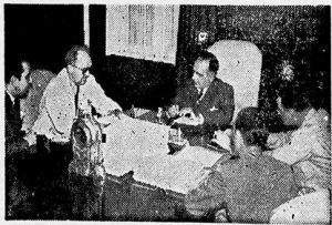 John Ford recebido pelo Presidente Getulio Vargas