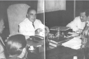 Getulio Vargas recebe Orson Welles