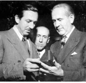 Wlat Disney com Oswaldo Aranha