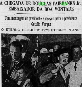 Douglas Fairbanks Jnr. no Rio de Janeiro