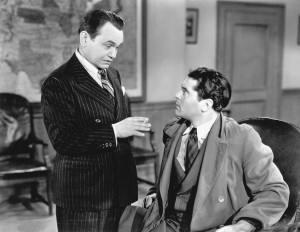 Edward G. Robinson e Francis Lederer em Confissões de um Espião Nazista