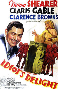 hollywood war idiot's delight poster