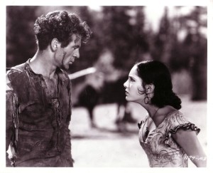 Gary Cooper e Lupe Velez em A Canção do Lobo