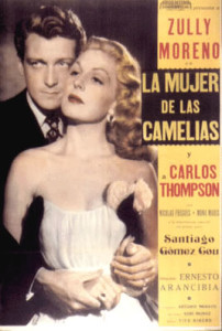 latinos IV carlos Thompson la mujer de las camelias poster