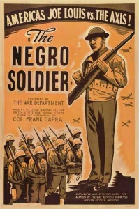 hollywood na guerra III Negro soldier poster
