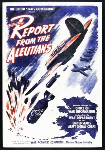 hollywood na guerra III Report from the Aleutians poster