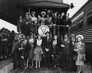 Astros e Estrelas na Hollywood Victory Caravan