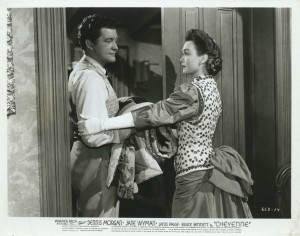 Dennis Morgan e Jane Wyman em Cheynne