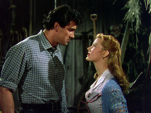 Rock Hudson e Mary Castle em Bando de Renegados