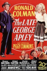 colman late george Appley poster
