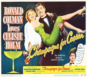 ronald colman champagne for cesar poster