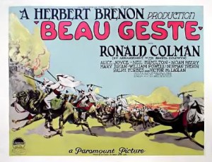ronald colmanbeaugeste poster