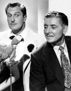 Vincent Price e Ronald Colman em Champagne para Cesar 