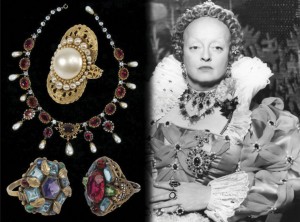 Bette Davis e as jóias de Joseff usadas por ela em Meu Reino por um Amor
