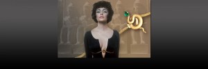 Elizabeth Taylor e a jóia de Joseff usada por ela em Cleopatra