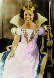 Shirley temple com as jóias de Joseff em A Princesinha