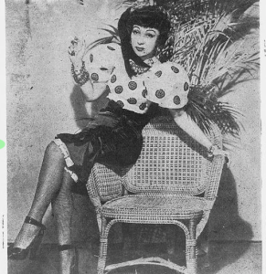 Dulcina como Sadie Thompson em Chuva