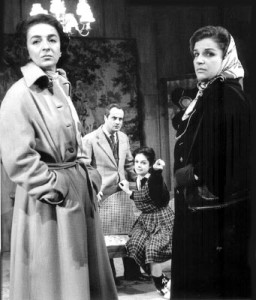 Margarida Rey, Tonia Carrero, Paulo Autran e Helena Xavier em Calúnia