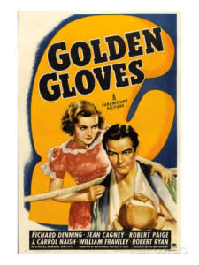boxe golden gloves poster
