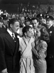 Brian Donlevy, Mickey Rooney e Ann Blyth em Punhos de Ouro