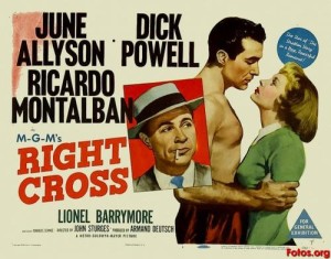 boxe right cross poster