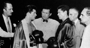 Dewey Martin e Charles Buchinsky (Bronson) em Amigo e Algoz