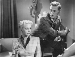 Marilyn Maxwell e Kirk Douglas em O Invencícel